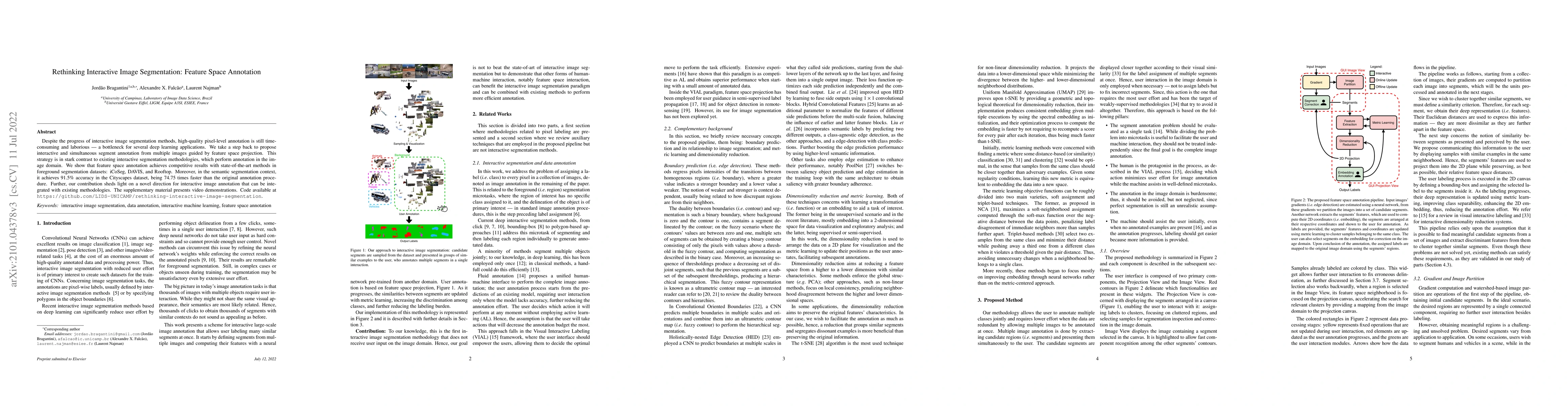 Thumbnail for Rethinking Interactive Image Segmentation: Feature Space Annotation