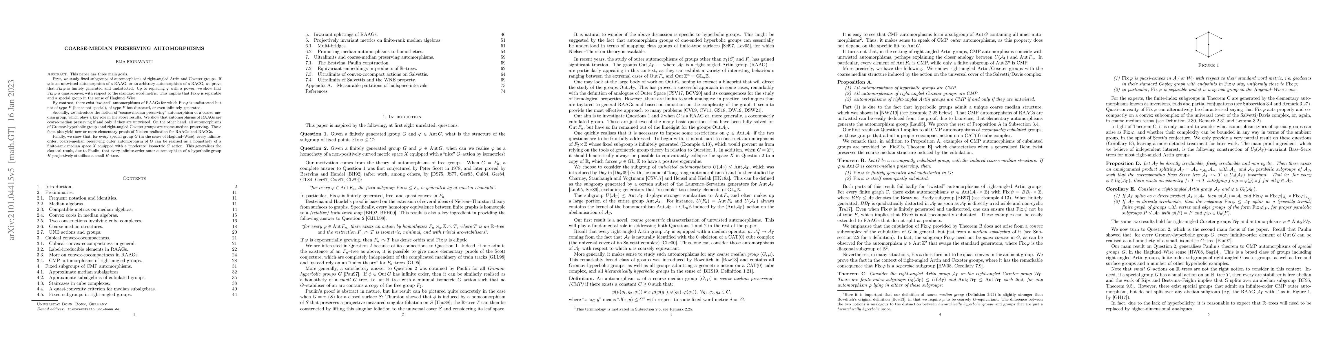 Thumbnail for Coarse-median preserving automorphisms