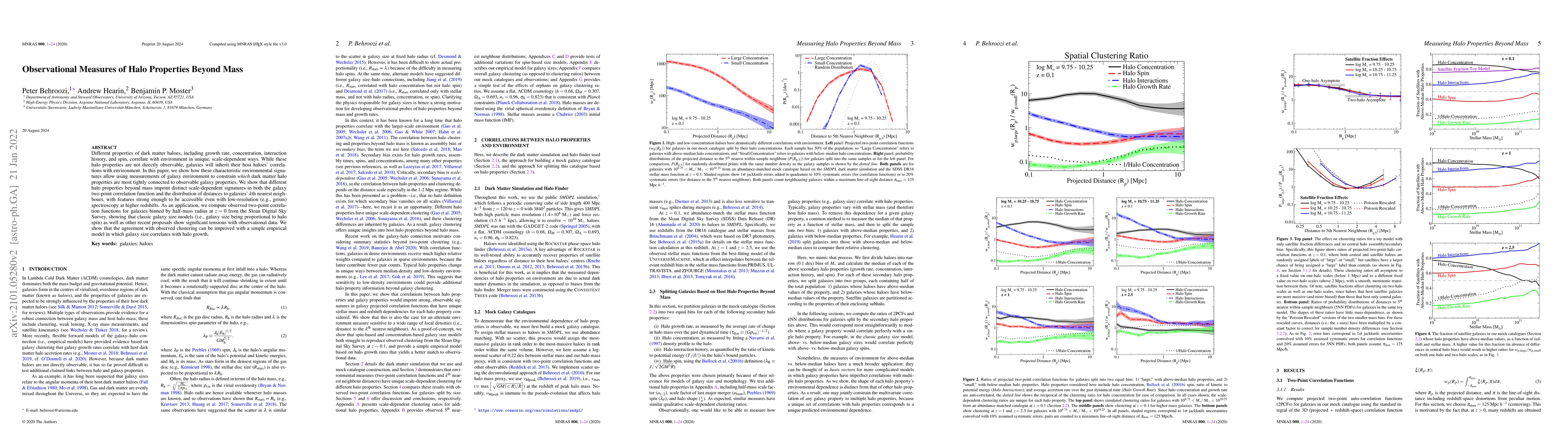 Thumbnail for Observational Measures of Halo Properties Beyond Mass
