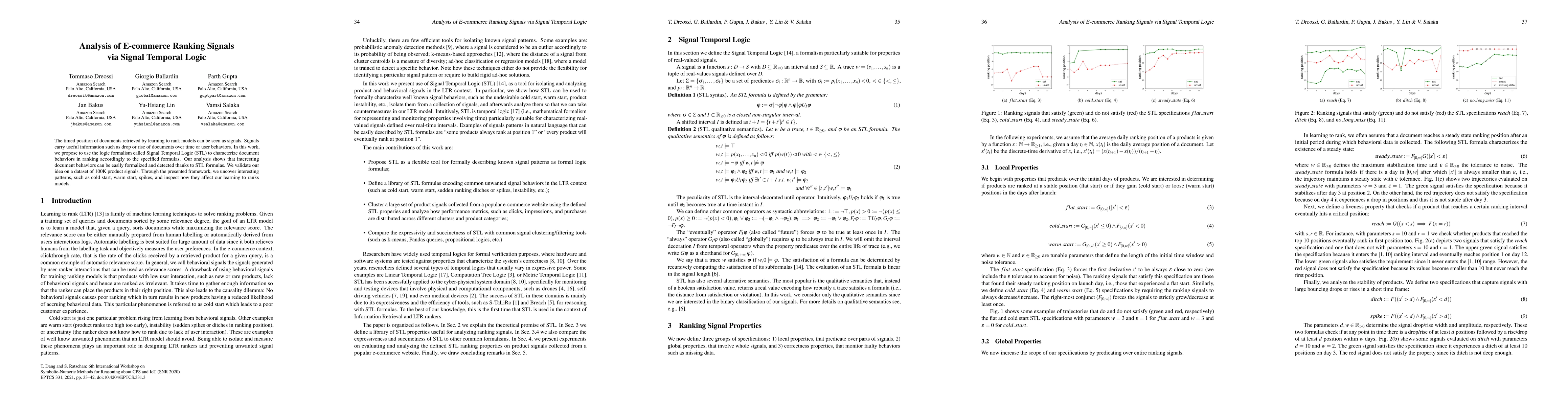 Thumbnail for Analysis of E-commerce Ranking Signals via Signal Temporal Logic