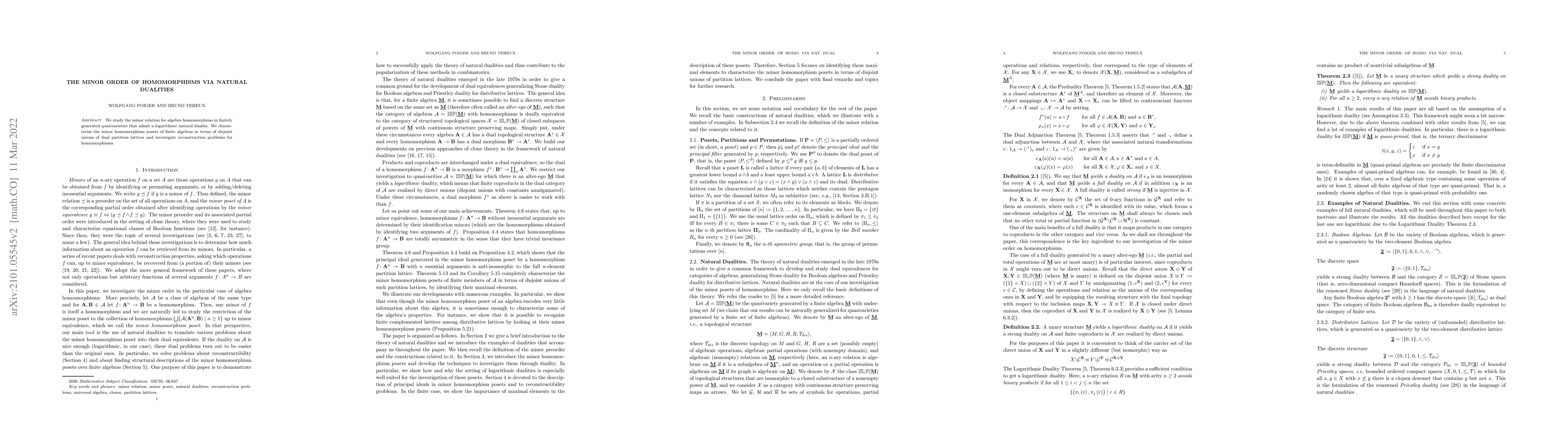 Thumbnail for The Minor Order of Homomorphisms via Natural Dualities