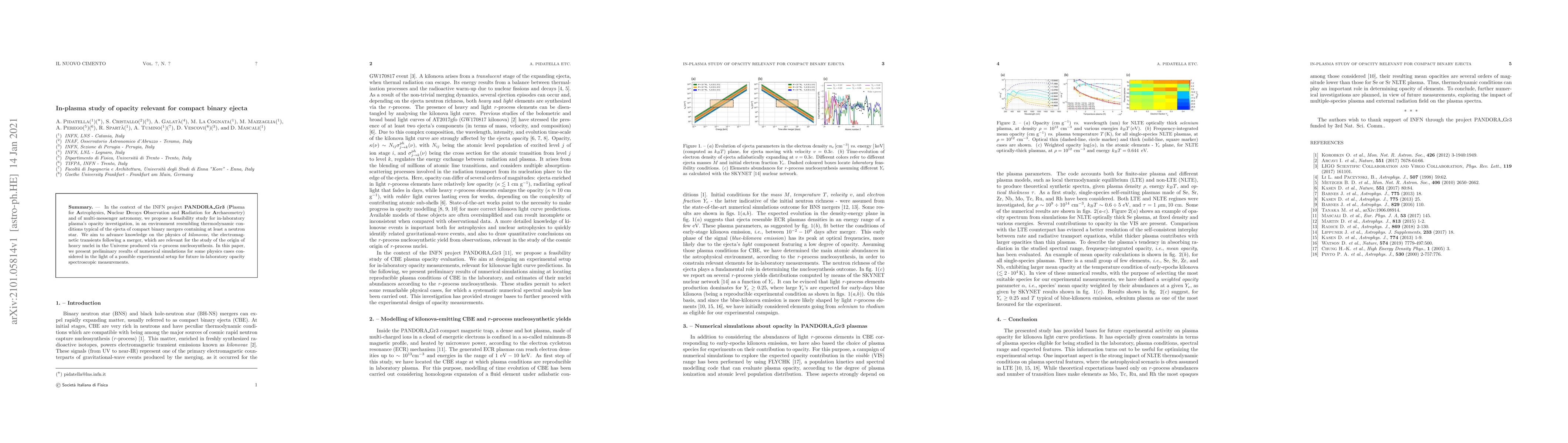 Thumbnail for In-plasma study of opacity relevant for compact binary ejecta