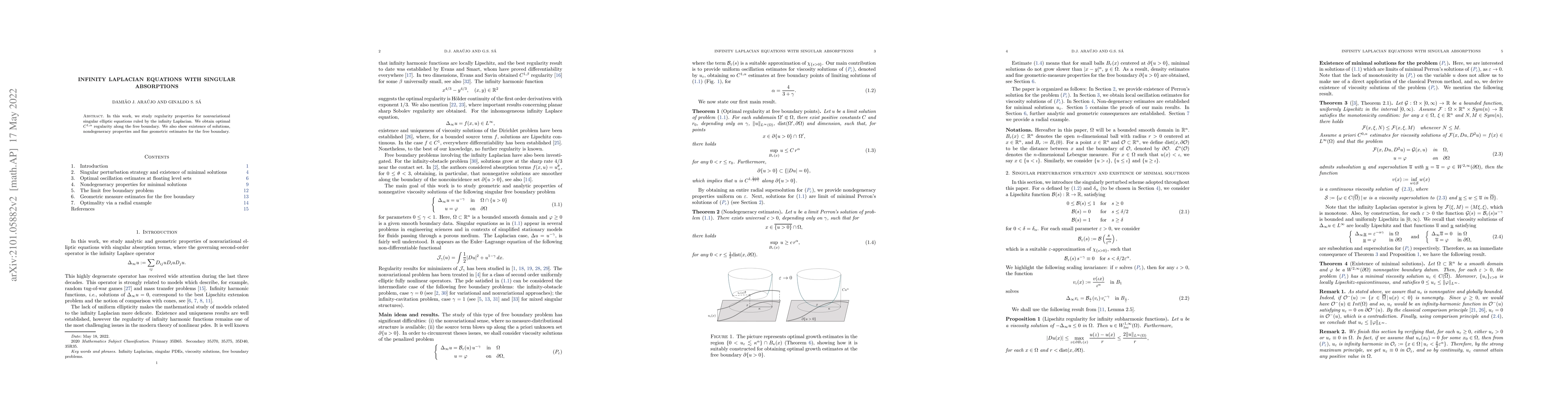 Thumbnail for Infinity Laplacian equations with singular absorptions