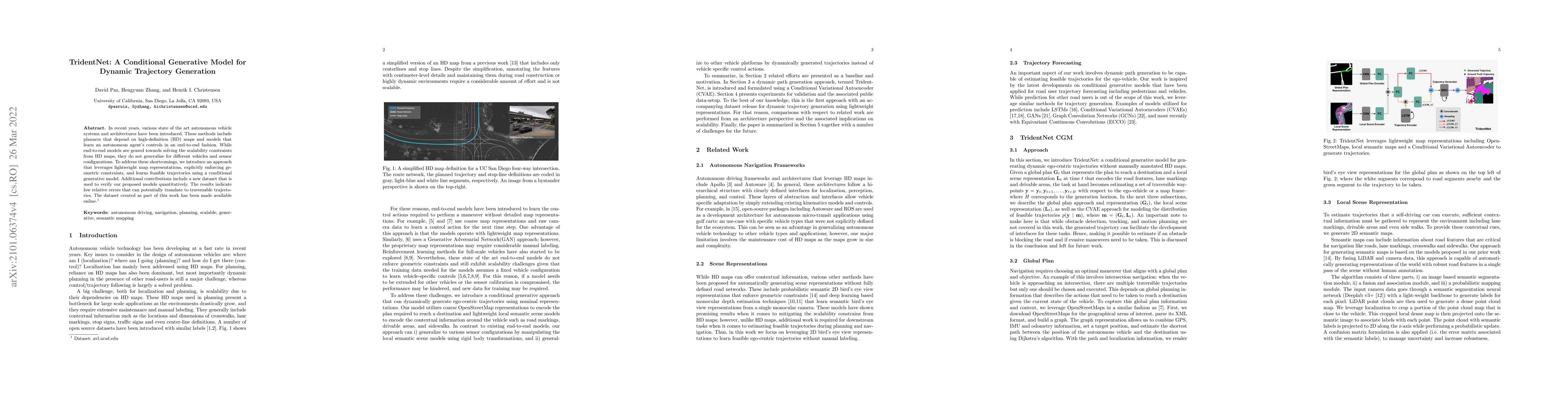 Thumbnail for TridentNet: A Conditional Generative Model for Dynamic Trajectory
  Generation
