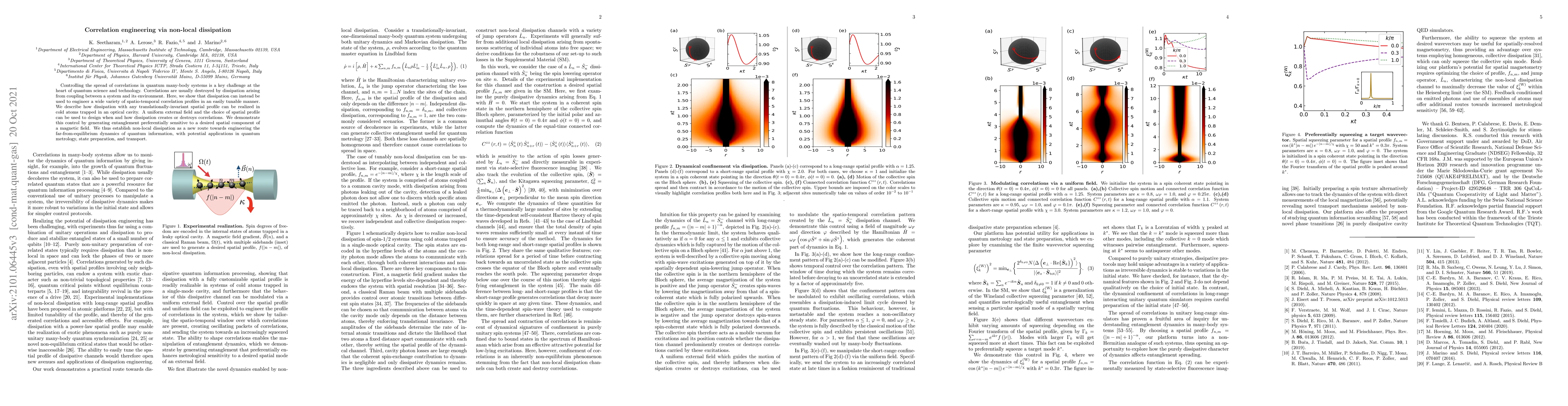 Thumbnail for Correlation engineering via non-local dissipation