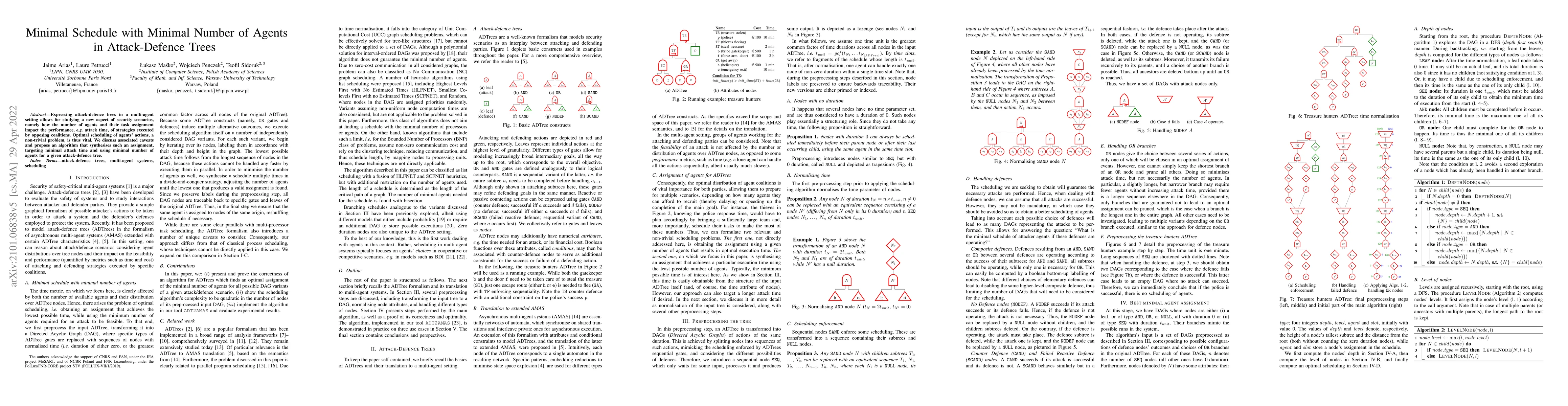 Thumbnail for Minimal Schedule with Minimal Number of Agents in Attack-Defence Trees