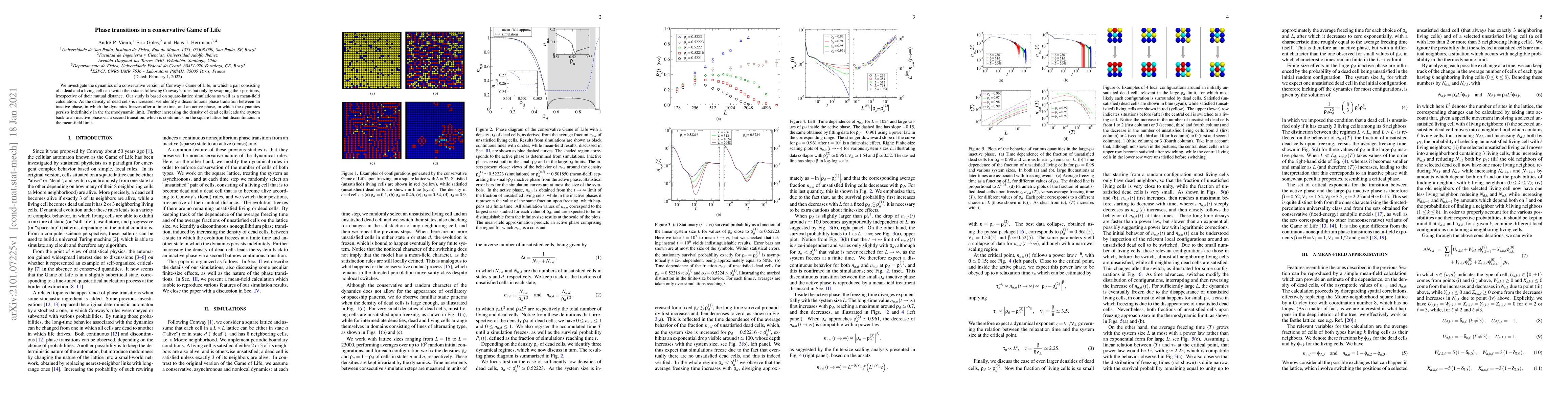 Thumbnail for Phase transitions in a conservative Game of Life