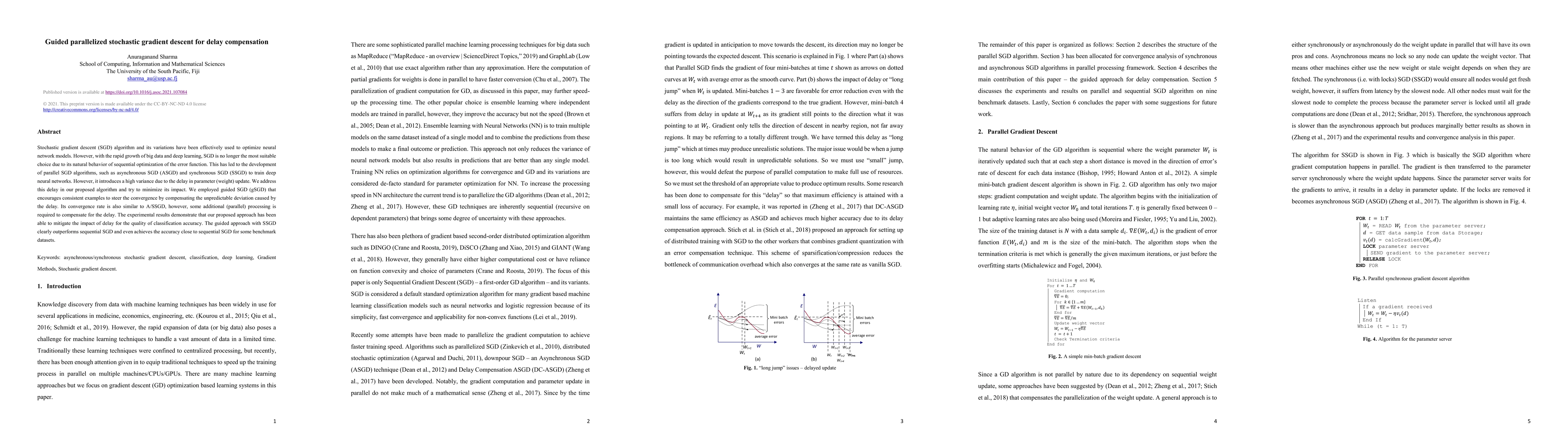 Thumbnail for Guided parallelized stochastic gradient descent for delay compensation