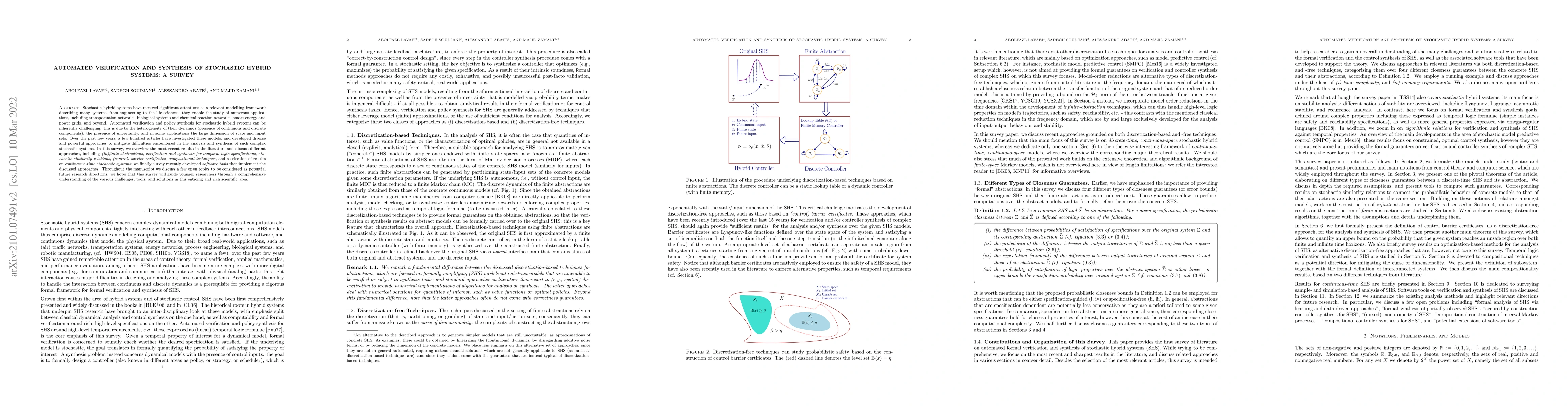 Thumbnail for Automated Verification and Synthesis of Stochastic Hybrid Systems: A
  Survey