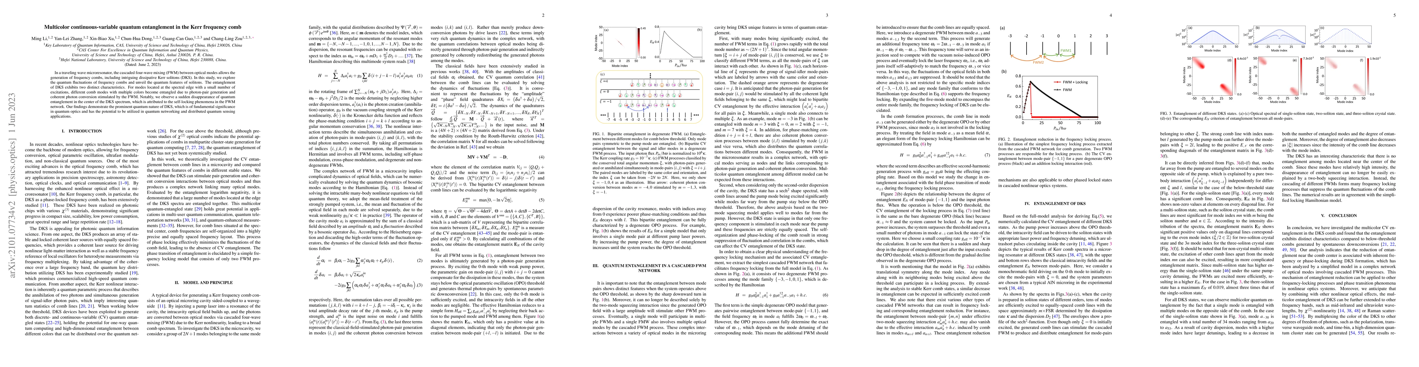 Thumbnail for Multicolor continuous-variable quantum entanglement in the Kerr
  frequency comb