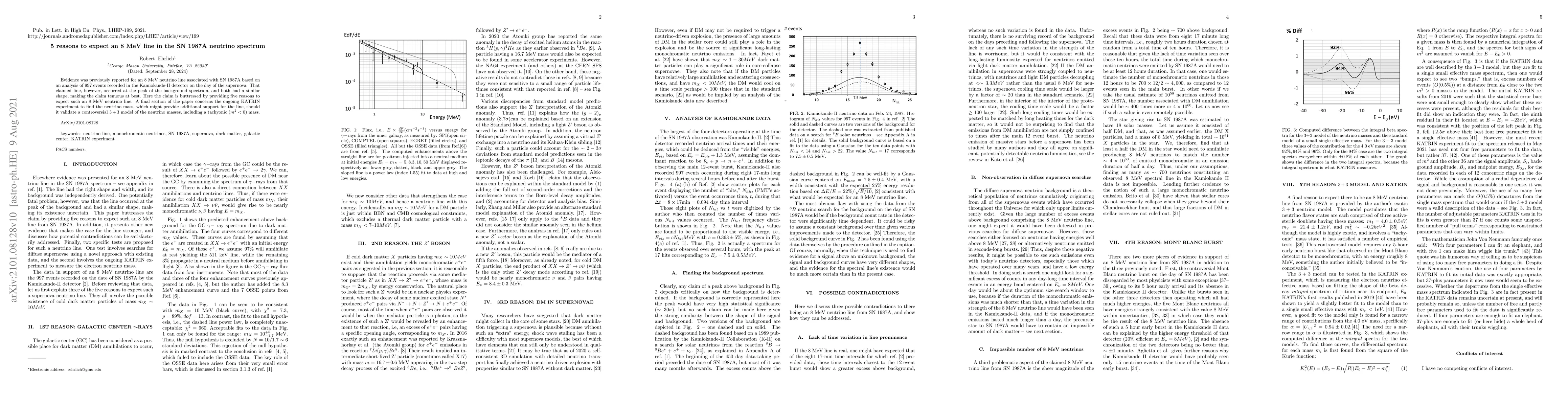 Thumbnail for 5 Reasons to expect an 8 MeV line in the SN 1987A neutrino spectrum
