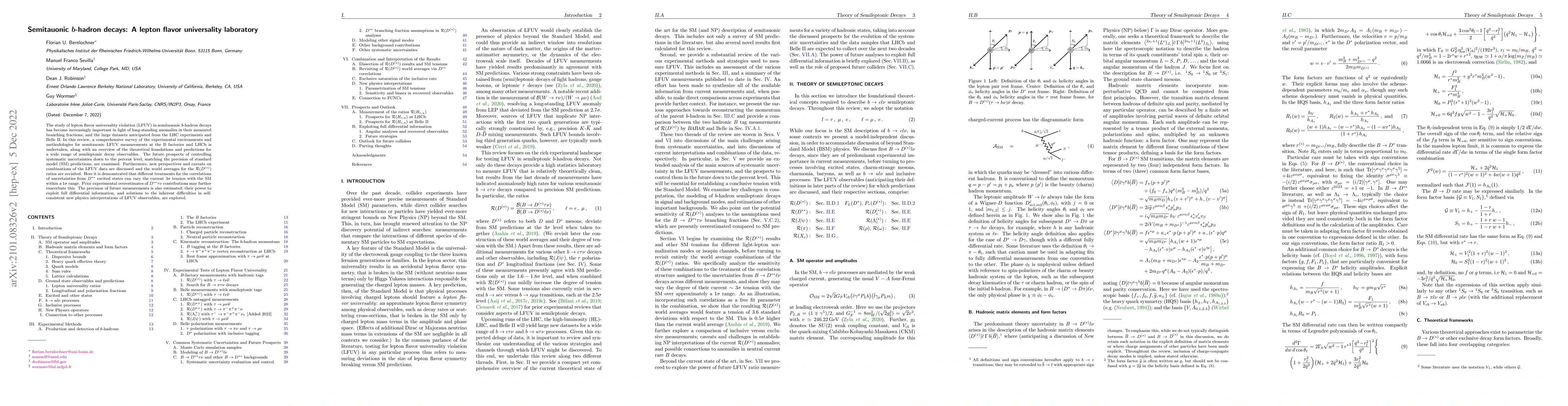 Thumbnail for Semitauonic $b$-hadron decays: A lepton flavor universality laboratory