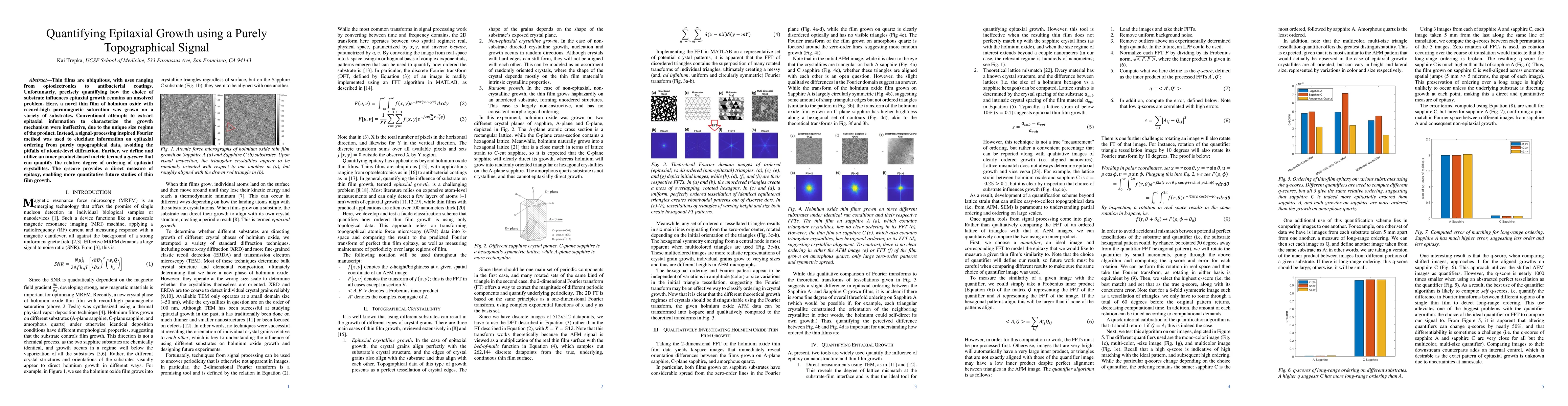 Thumbnail for Quantifying epitaxial growth using a purely topographical signal