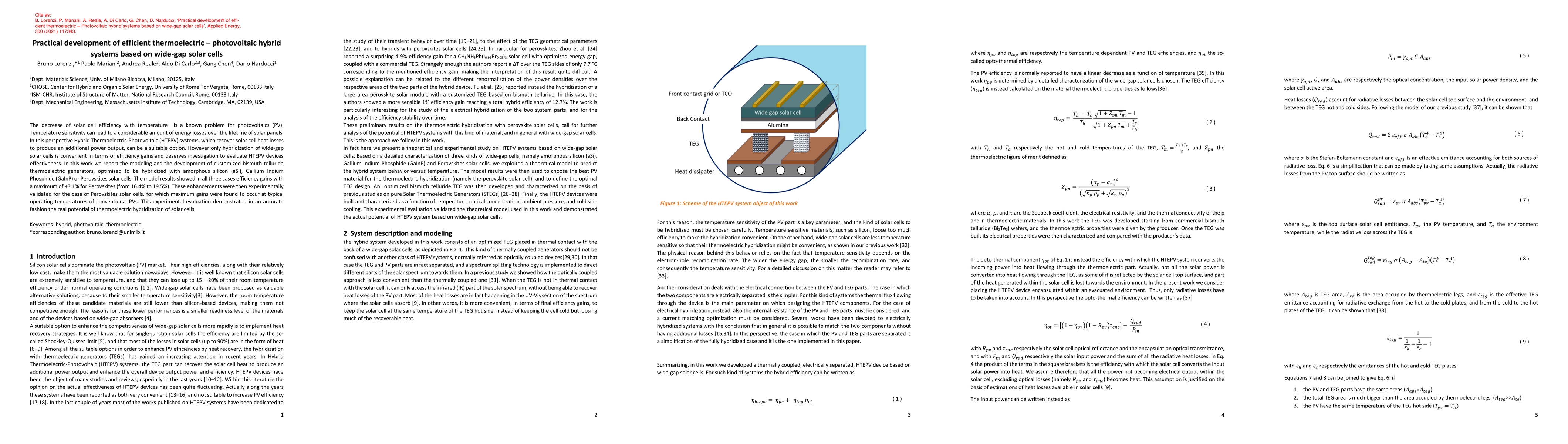 Thumbnail for Practical development of efficient thermoelectric-photovoltaic hybrid
  systems based on wide-gap solar cells