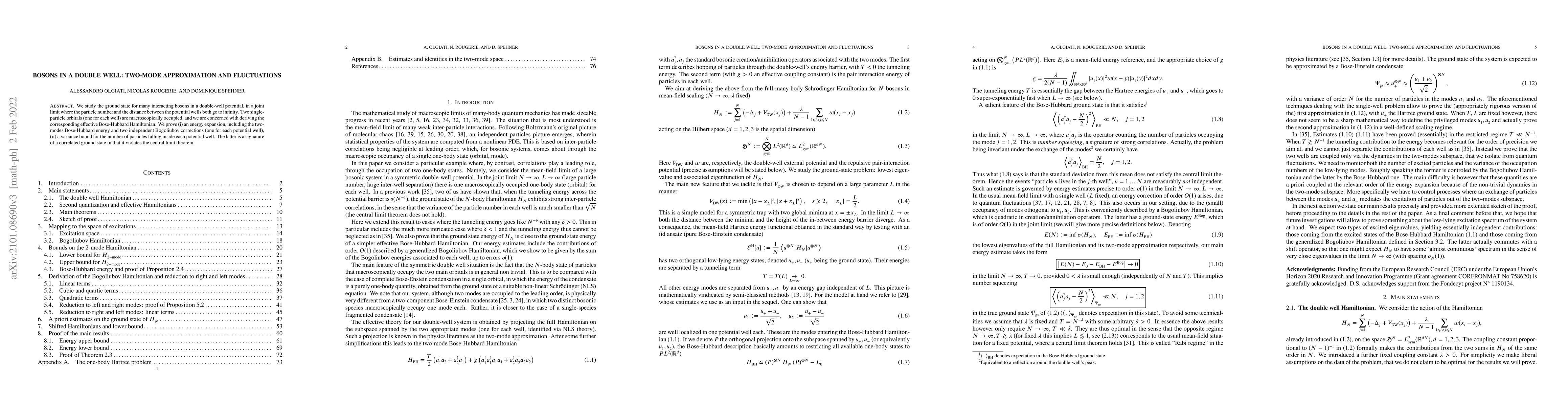 Thumbnail for Bosons in a double well: two-mode approximation and fluctuations