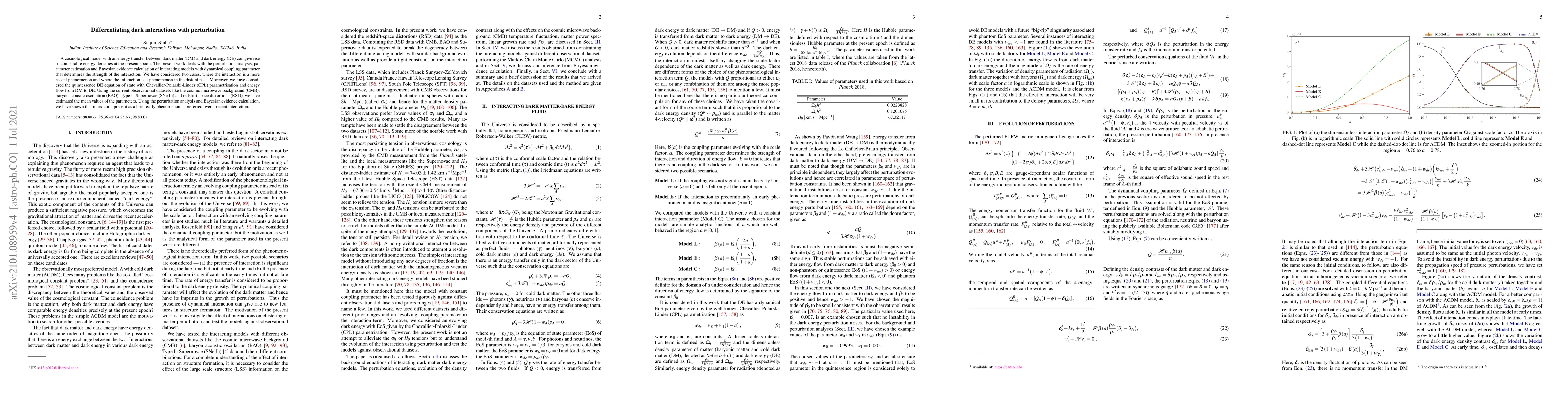 Thumbnail for Differentiating dark interactions with perturbation
