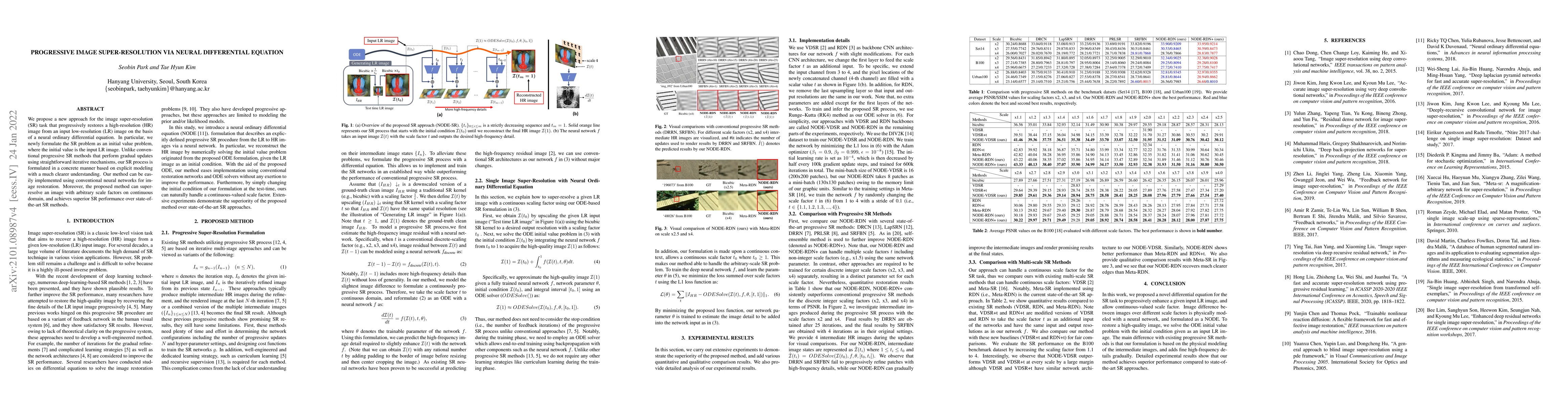 Thumbnail for Progressive Image Super-Resolution via Neural Differential Equation