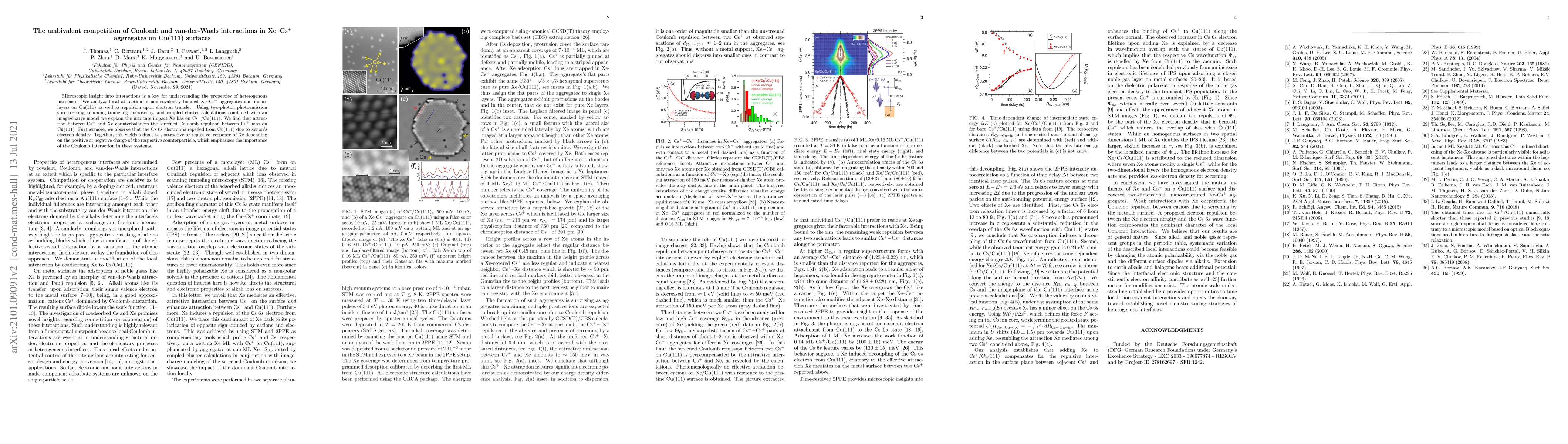 Thumbnail for The ambivalent competition of Coulomb and van-der-Waals interactions in
  Xe-Cs+ aggregates on Cu(111) surfaces