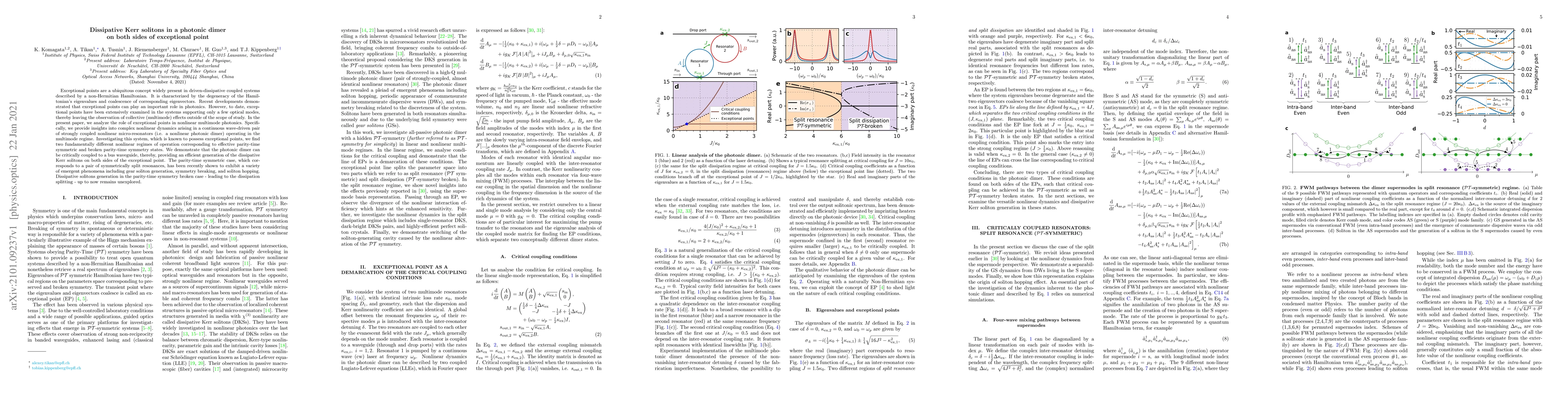 Thumbnail for Dissipative Kerr solitons in a photonic dimer on both sides of
  exceptional point