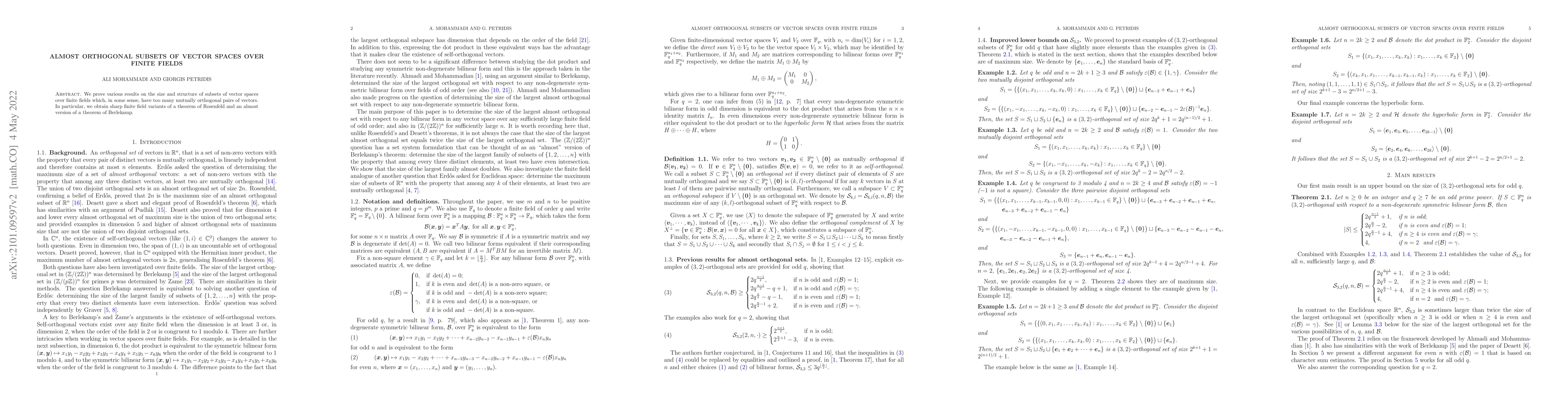 Thumbnail for Almost orthogonal subsets of vector spaces over finite fields