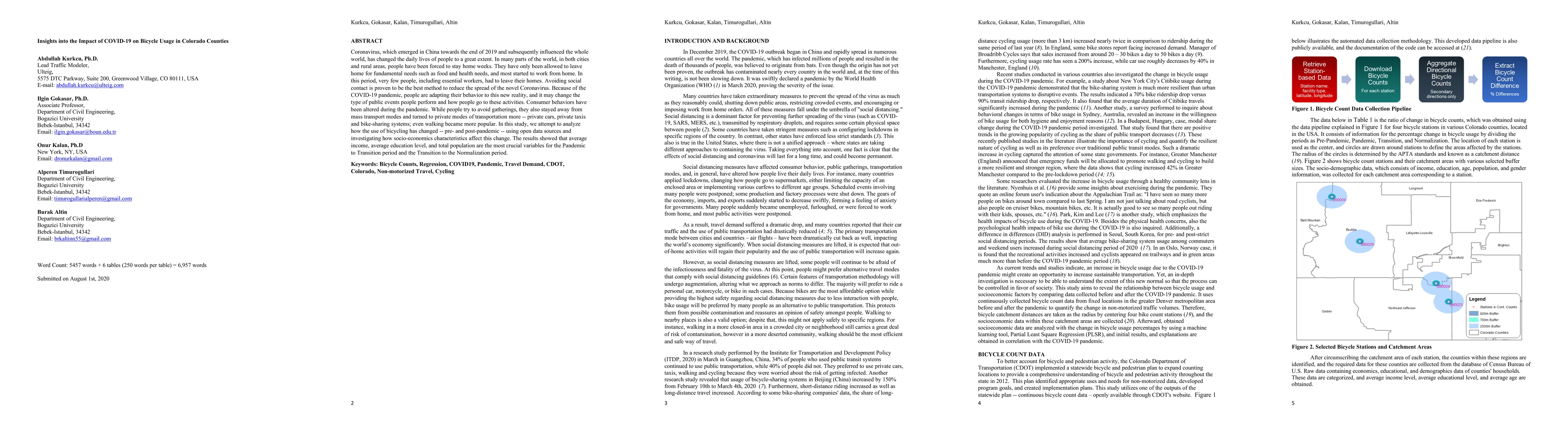Thumbnail for Insights into the Impact of COVID-19 on Bicycle Usage in Colorado
  Counties