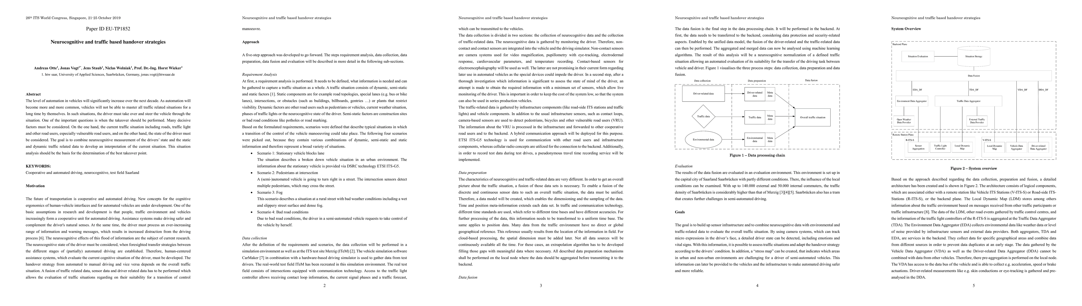 Thumbnail for Neurocognitive and traffic based handover strategies