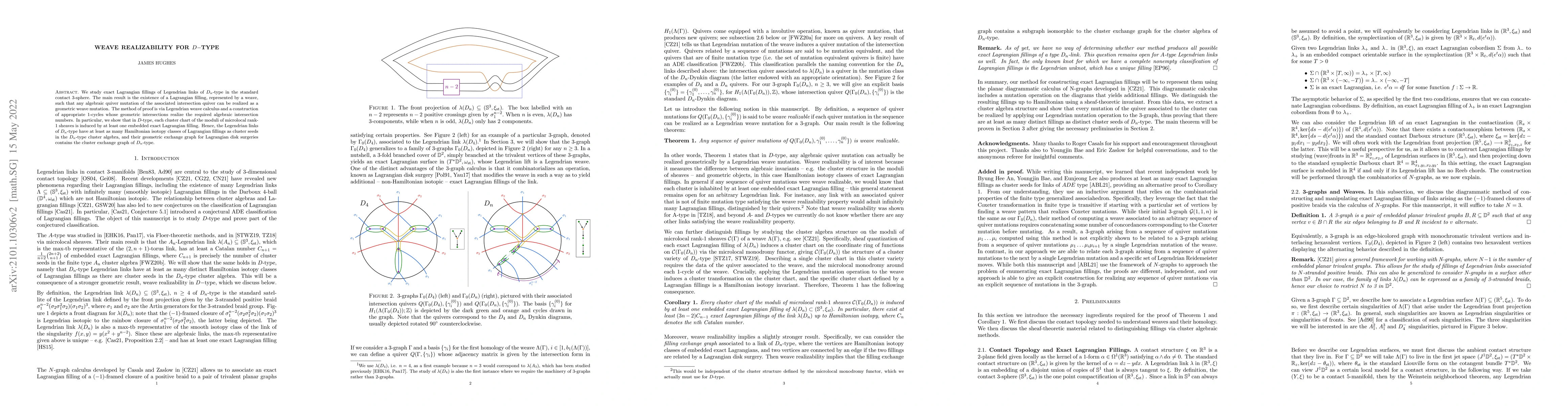 Thumbnail for Weave Realizability for D-type