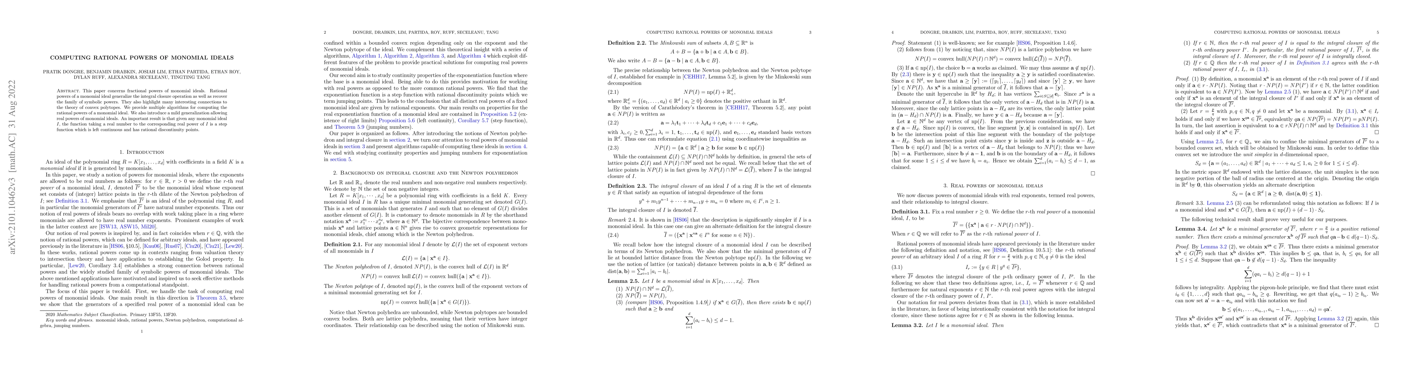 Thumbnail for Computing real powers of monomial ideals