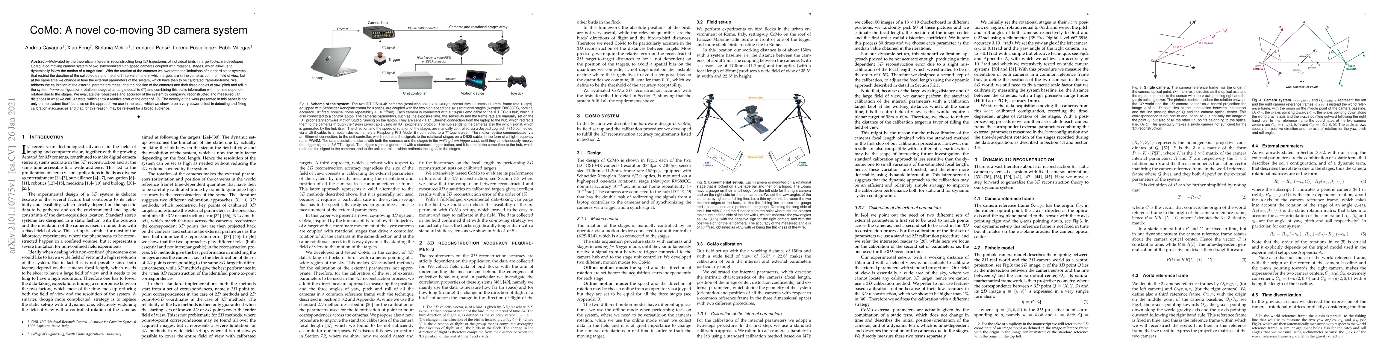 Thumbnail for CoMo: A novel co-moving 3D camera system