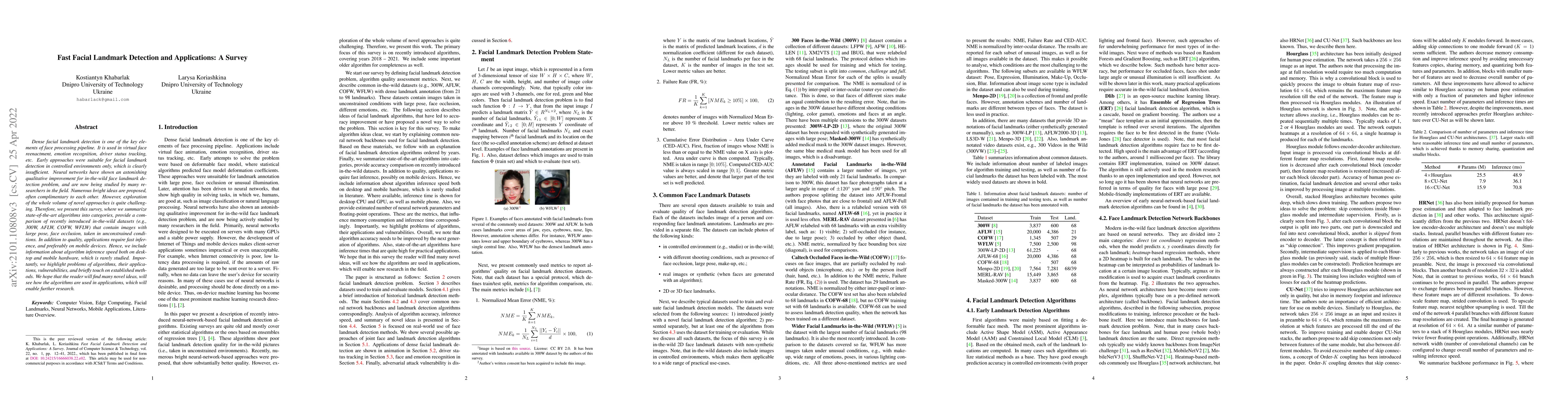 Thumbnail for Fast Facial Landmark Detection and Applications: A Survey
