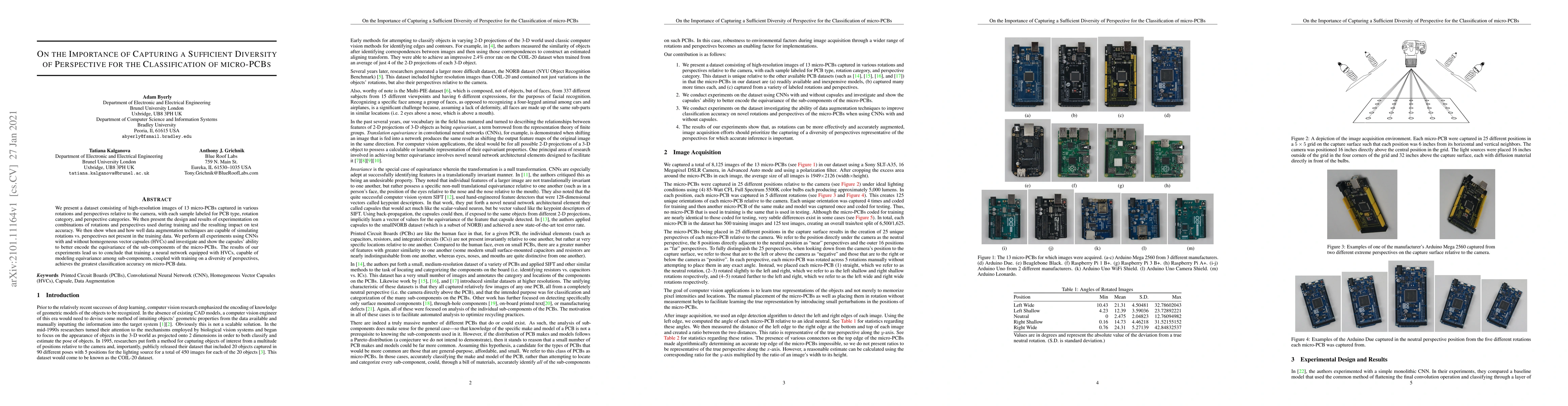 Thumbnail for On the Importance of Capturing a Sufficient Diversity of Perspective for
  the Classification of micro-PCBs