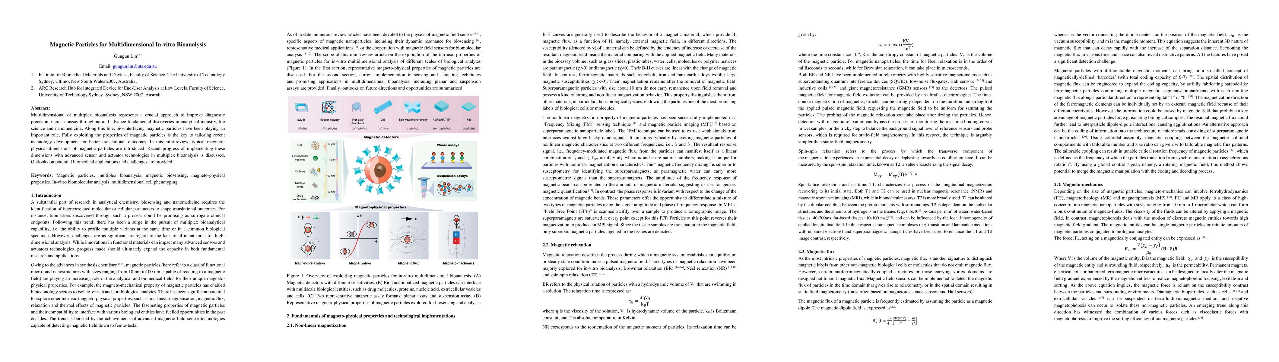 Thumbnail for Magnetic Particles for Multidimensional In-vitro Bioanalysis