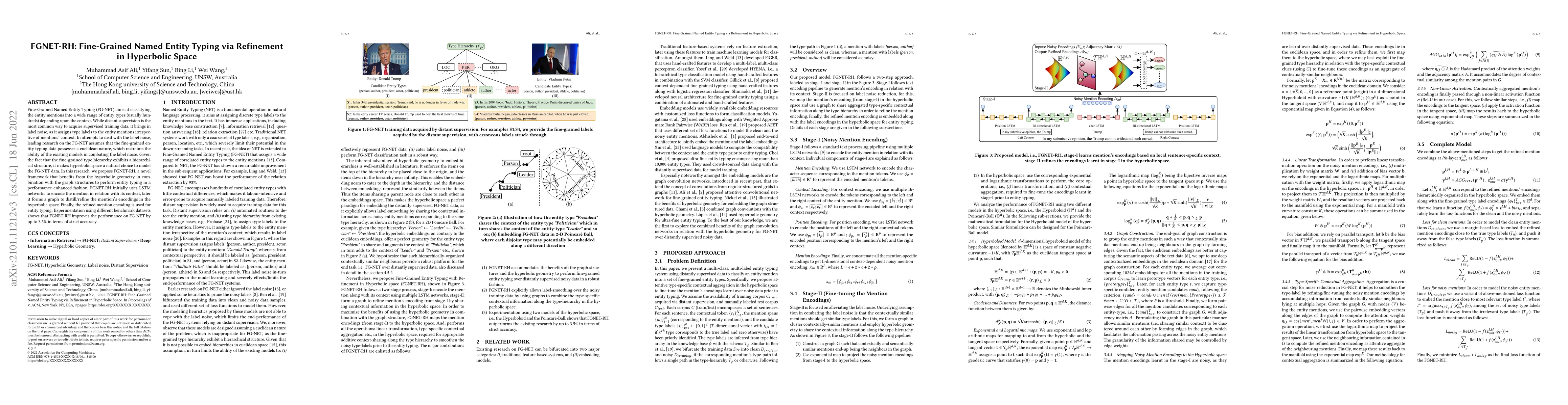 Thumbnail for FGNET-RH: Fine-Grained Named Entity Typing via Refinement in Hyperbolic
  Space