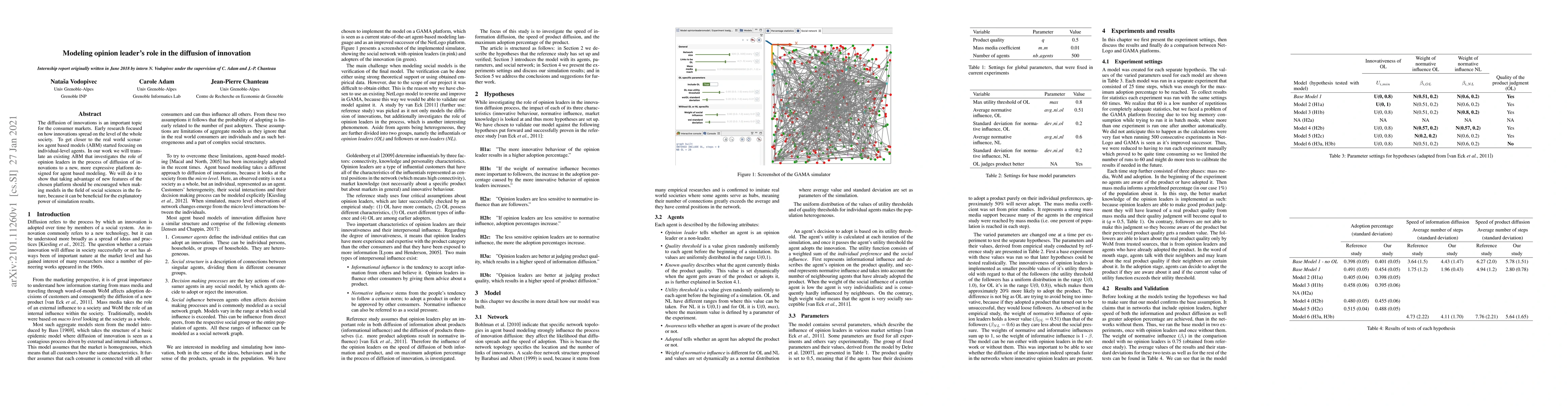 Thumbnail for Modeling opinion leader's role in the diffusion of innovation