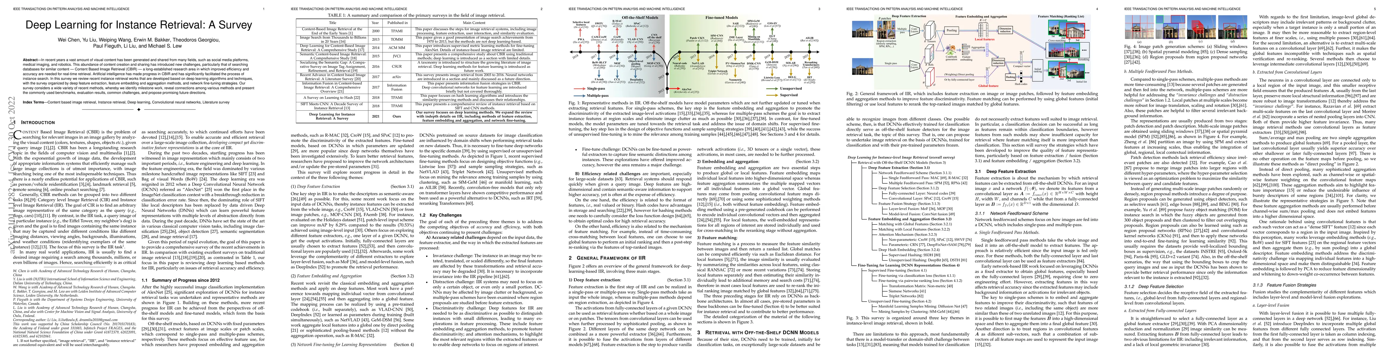 Thumbnail for Deep Learning for Instance Retrieval: A Survey