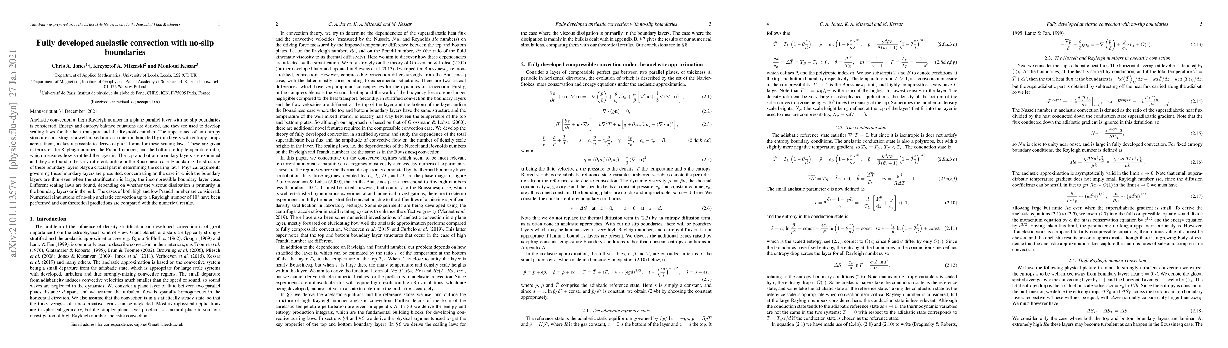 Thumbnail for Fully developed anelastic convection with no-slip boundaries