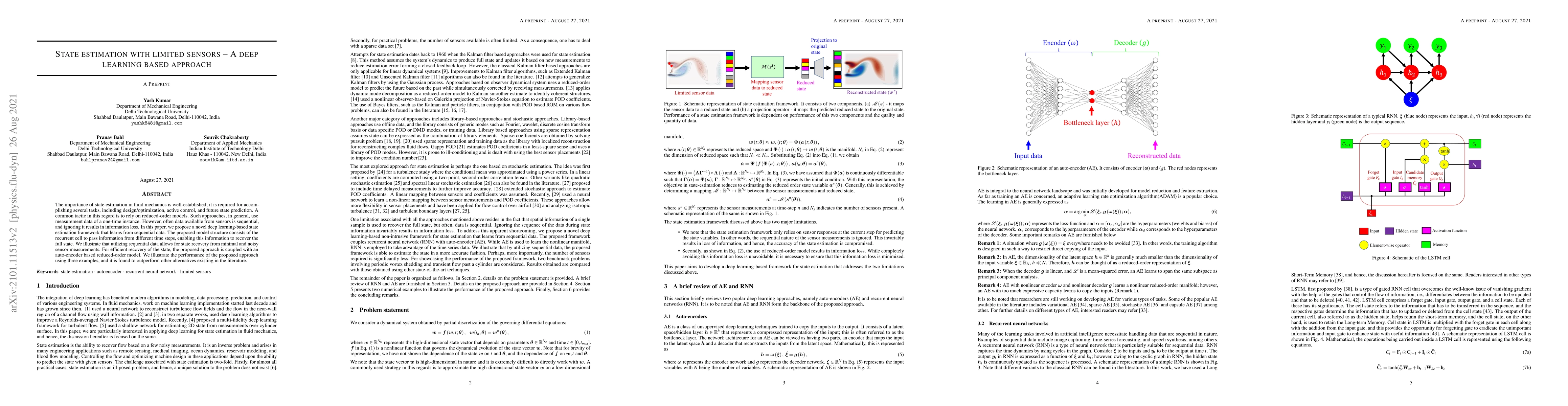Thumbnail for State estimation with limited sensors -- A deep learning based approach
