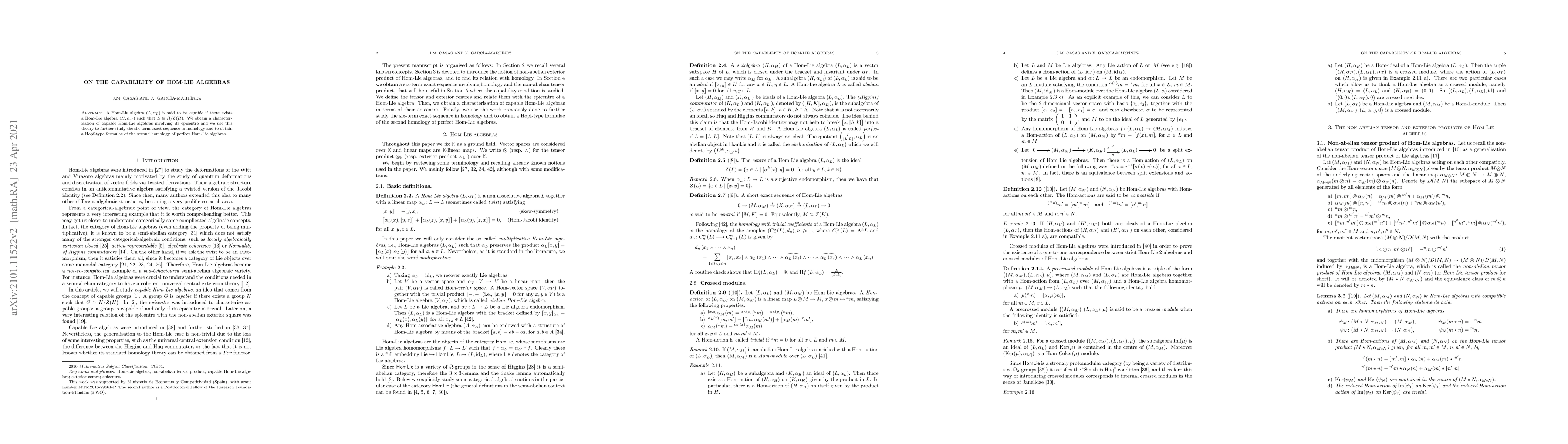 Thumbnail for On the capablility of Hom-Lie algebras