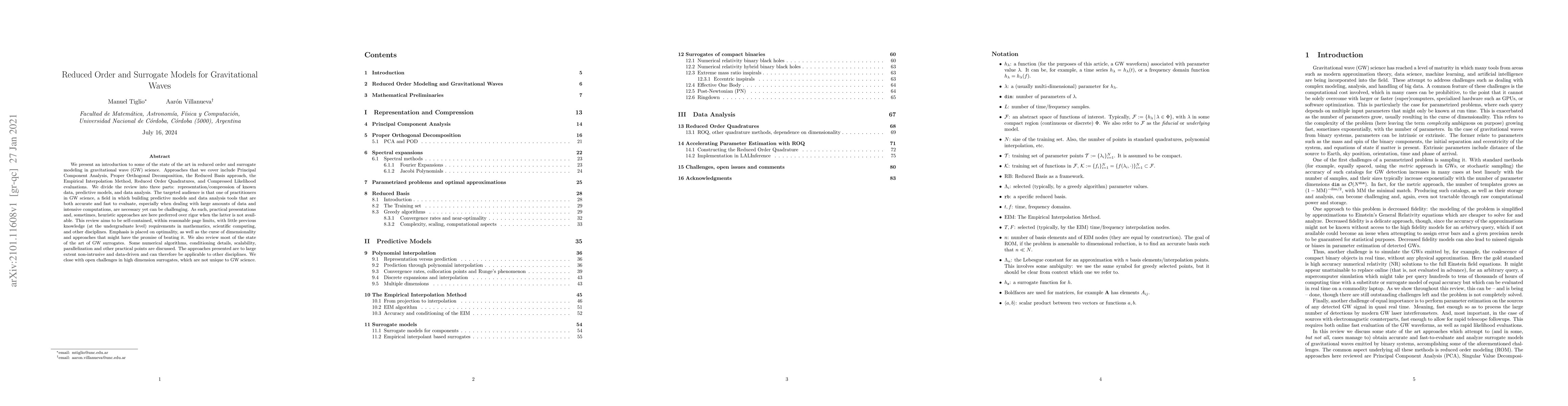 Thumbnail for Reduced Order and Surrogate Models for Gravitational Waves