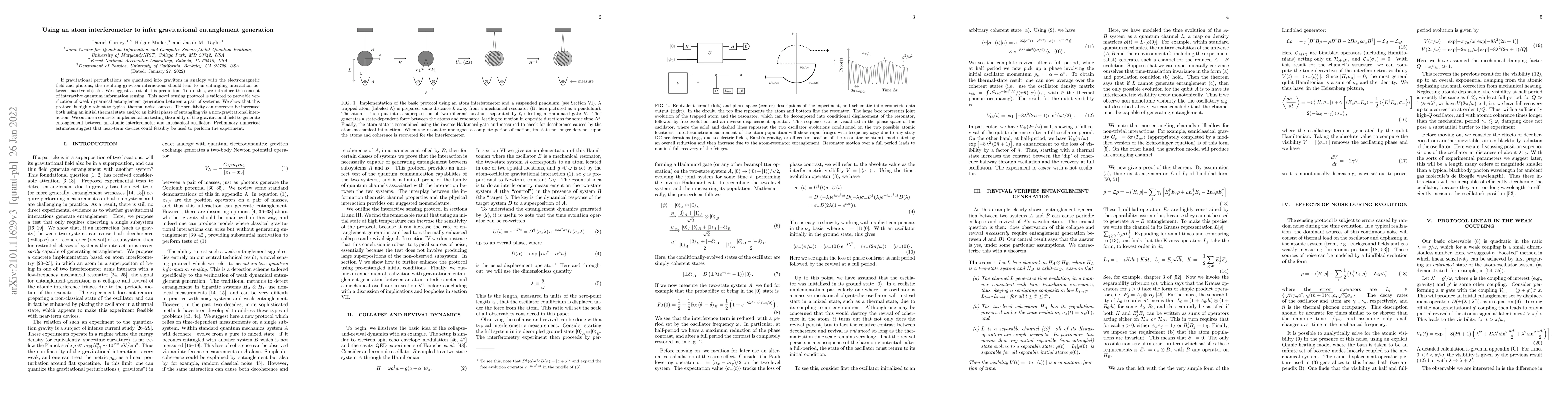 Thumbnail for Using an atom interferometer to infer gravitational entanglement
  generation