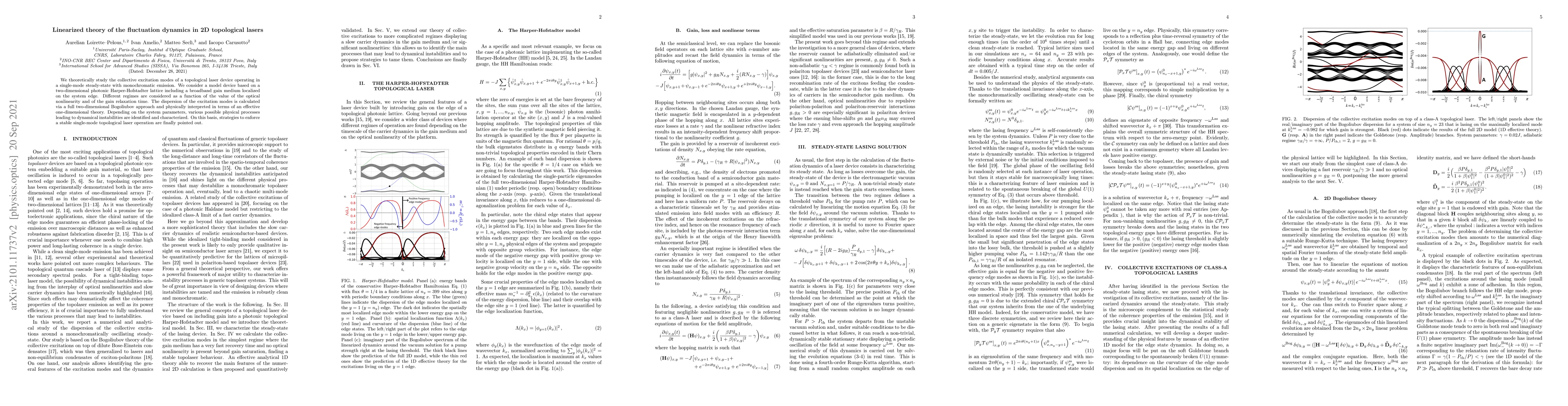 Thumbnail for Linearized theory of the fluctuation dynamics in 2D topological lasers