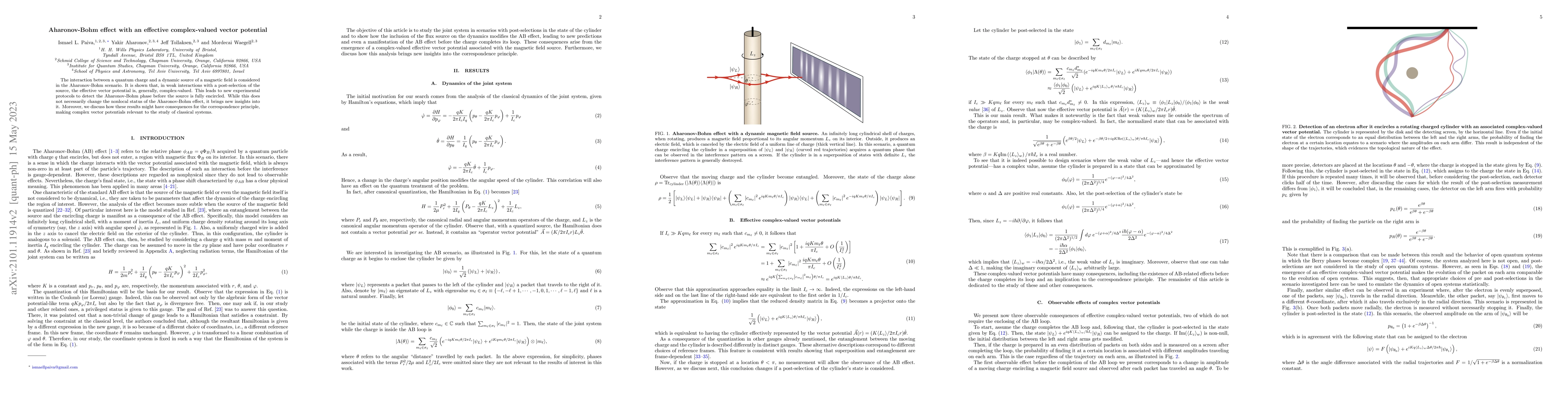 Thumbnail for Aharonov-Bohm effect with an effective complex-valued vector potential
