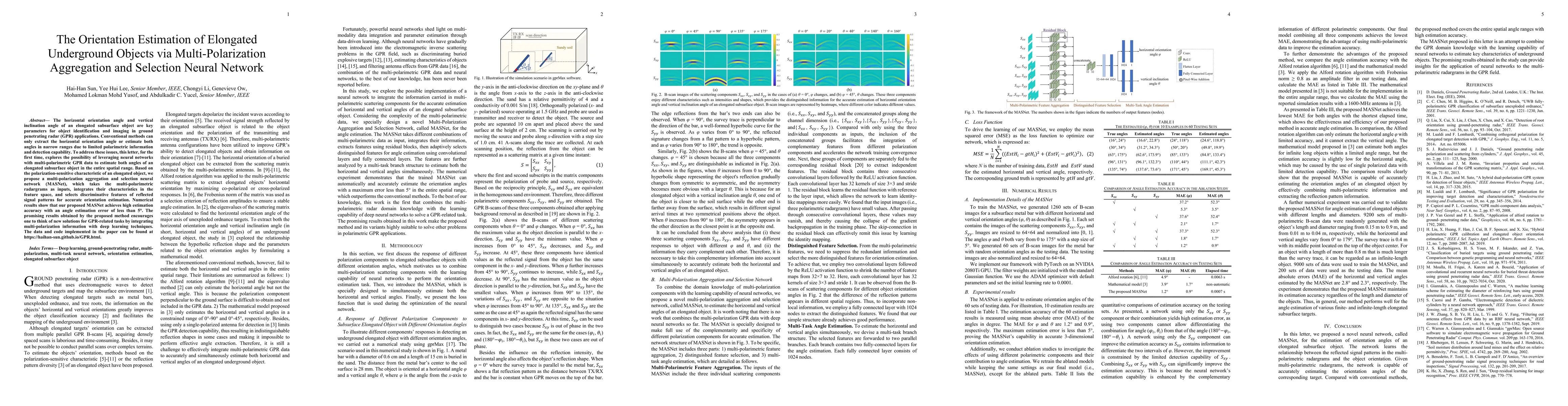 Thumbnail for The Orientation Estimation of Elongated Underground Objects via
  Multi-Polarization Aggregation and Selection Neural Network