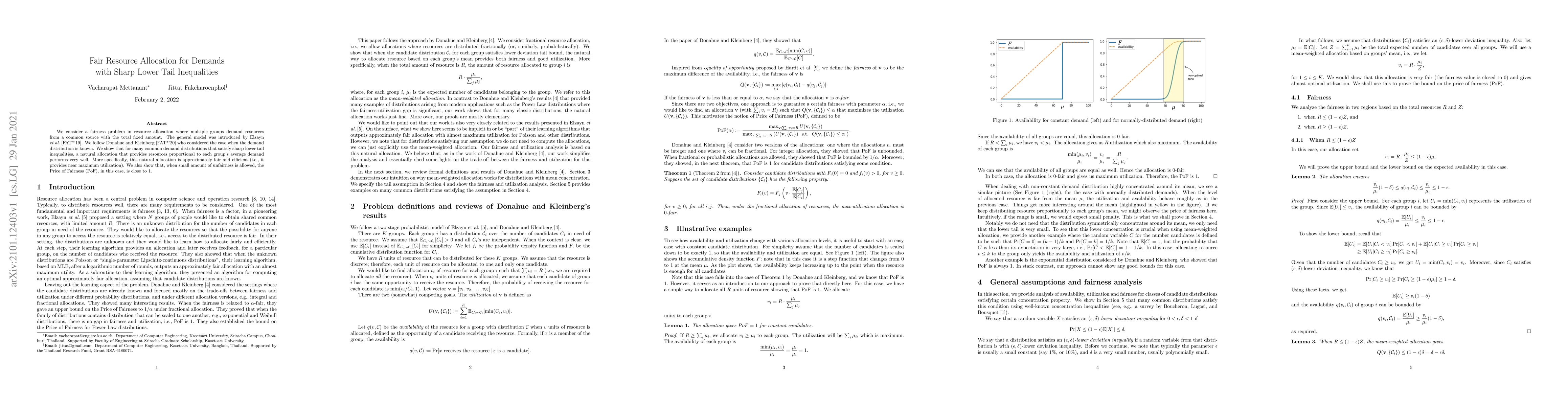 Thumbnail for Fair Resource Allocation for Demands with Sharp Lower Tail Inequalities