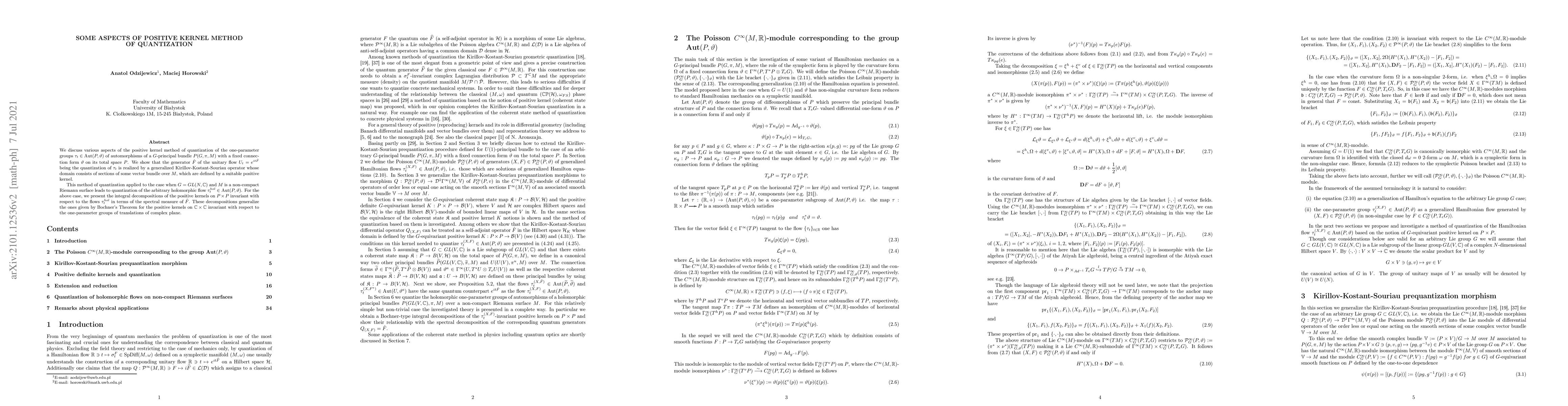 Thumbnail for Some aspects of positive kernel method of quantization