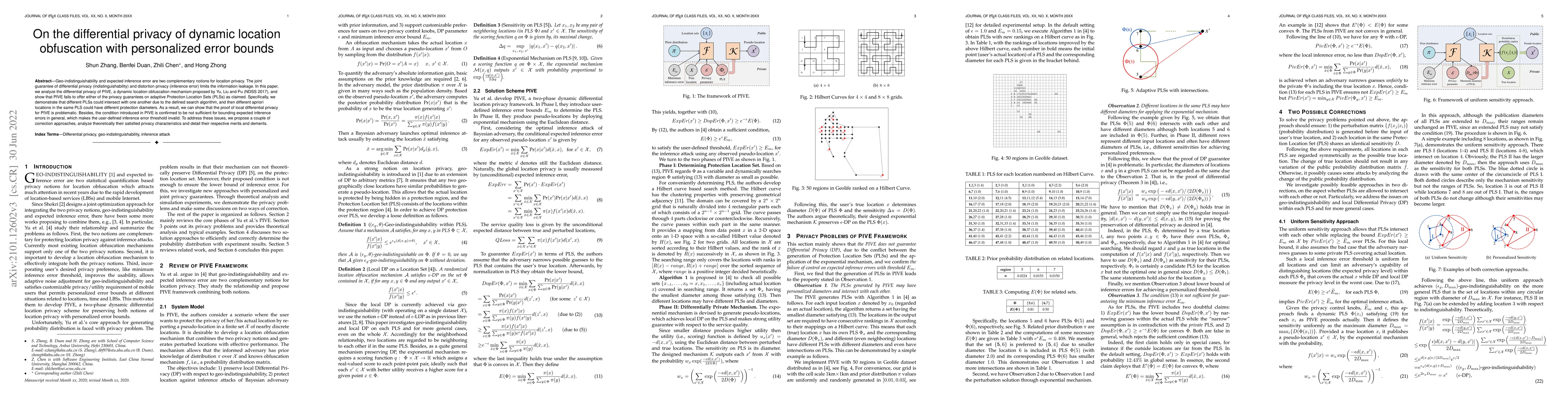 Thumbnail for On the differential privacy of dynamic location obfuscation with
  personalized error bounds