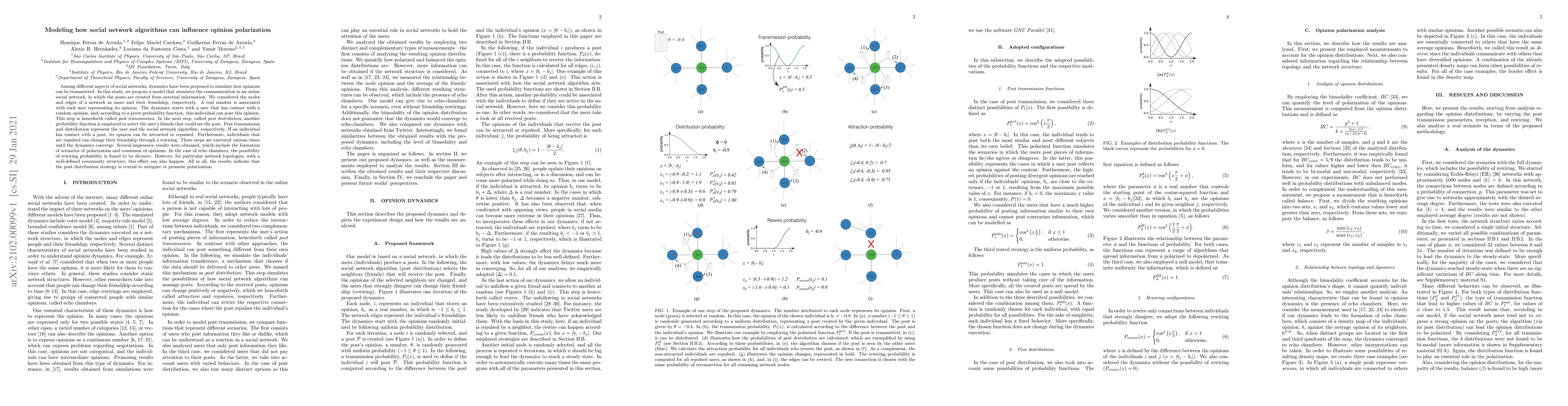 Thumbnail for Modeling how social network algorithms can influence opinion
  polarization
