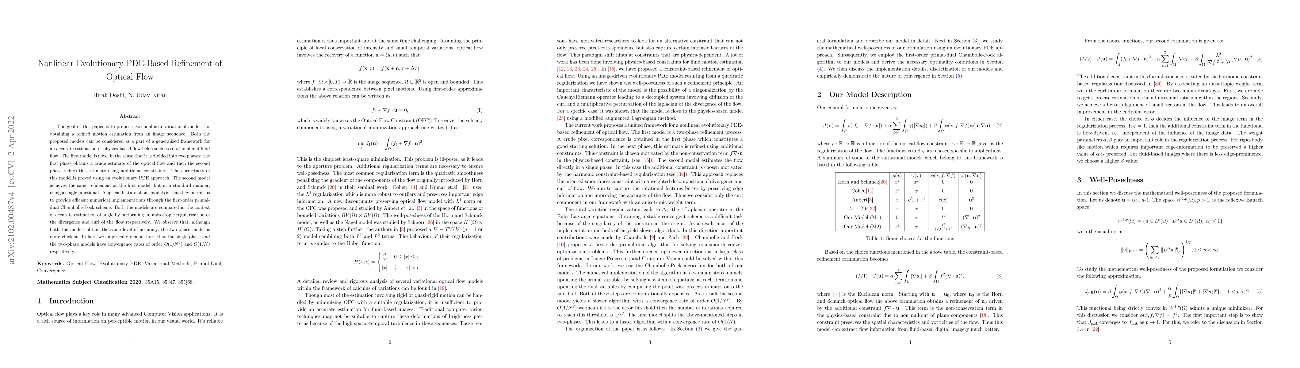 Thumbnail for Nonlinear Evolutionary PDE-Based Refinement of Optical Flow