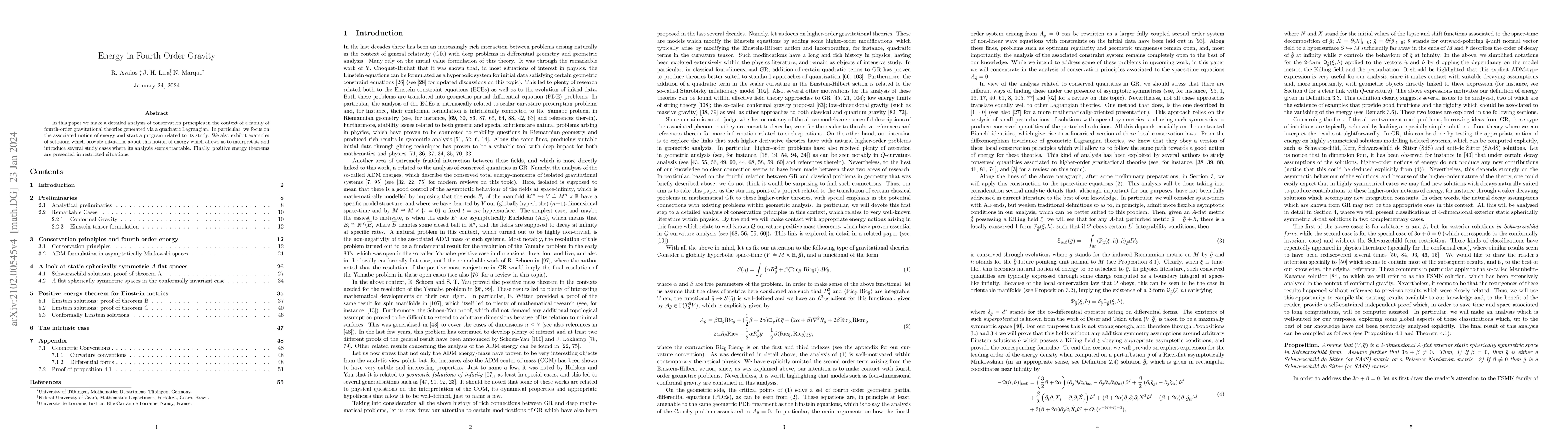 Thumbnail for Energy in Fourth Order Gravity