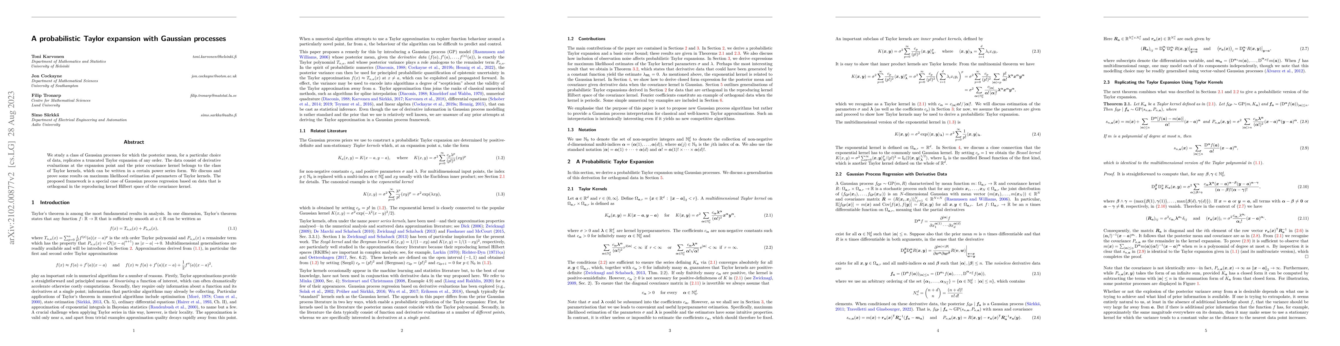 Thumbnail for A probabilistic Taylor expansion with Gaussian processes